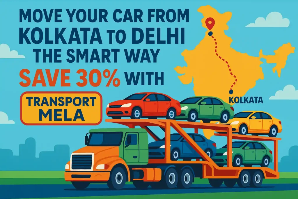 Car Transport Kolkata to Delhi – Complete Charges, Time & Process (2025) 1 car transport kolkata to delhi